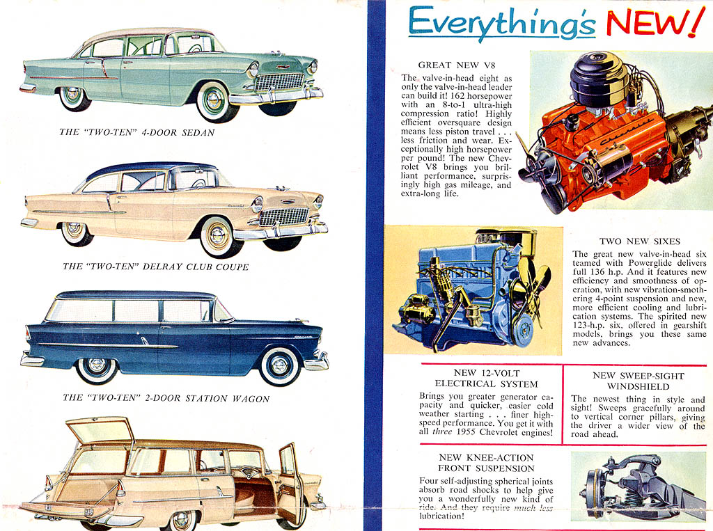 1955 Chevrolet Foldout Page 2